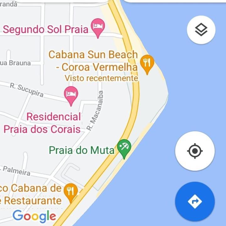 Apto 300Mt Praia Coroa Vermelha Санта Крус Кабралия Екстериор снимка